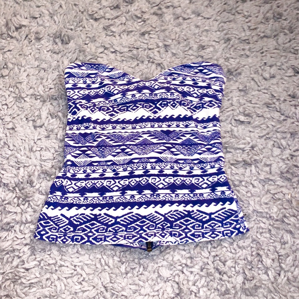 Sparkle & Fade Tribal Tube Top